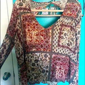 SUPER CUTE PATTERN BLOUSE